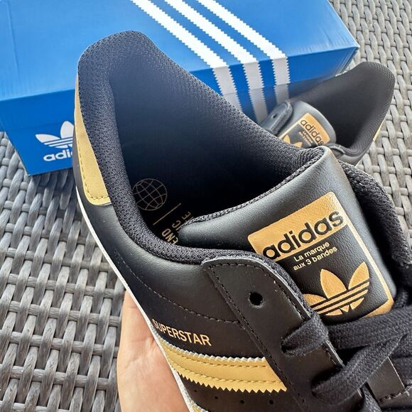 Adidas Superstar Black Magic Beige Men\'s Athletic Shoes HP5498 main image 13